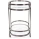 Carter Black Nickel Bar Cart