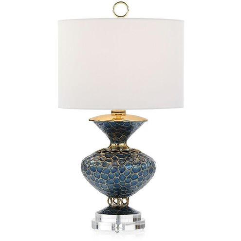 Demeter 30 inch Blue Table Lamp Portable Light