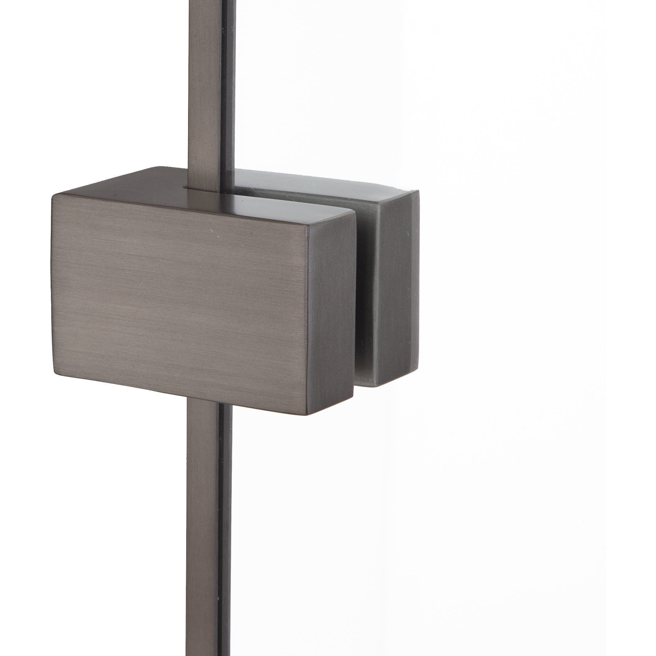 Bateau 37.25 X 25.25 inch Plated Brushed Gun Metal Mirror