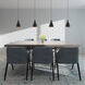 Allison 1 Light 6.25 inch Shiny Black Mini Pendant Ceiling Light