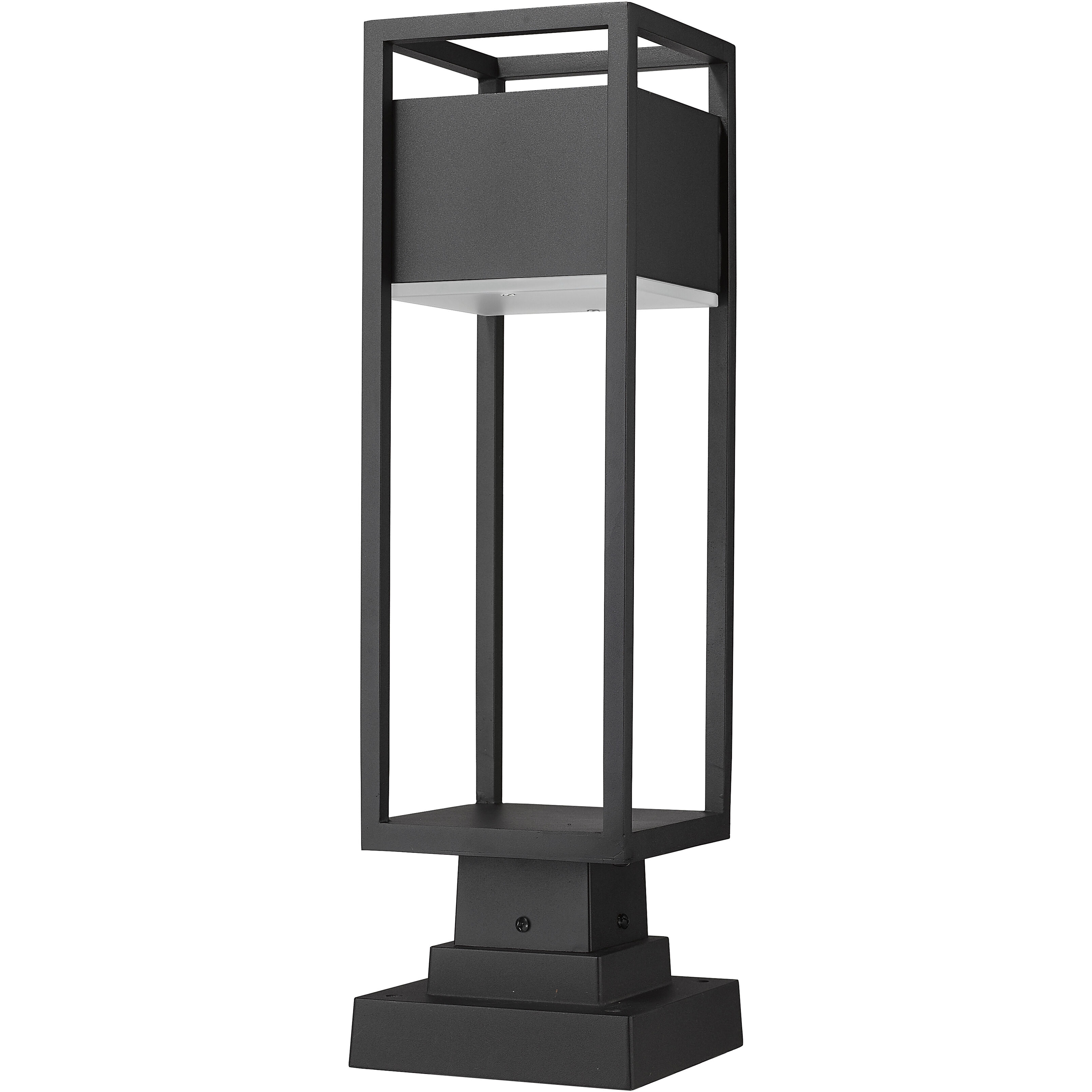 Barwick LED 22.25 inch Black Outdoor Pier Mounted Fixture