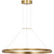 Sean Lavin Fiama 1 Light 36 inch Plated Brass Chandelier Ceiling Light
