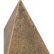 Mandir 8 X 7 inch Pyramid Sculptures, Set of 2