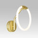 Hoops LED 7 inch Satin Gold Wall Sconce Wall Light