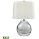 Playa Linda 19 inch 9.00 watt Clear Table Lamp Portable Light