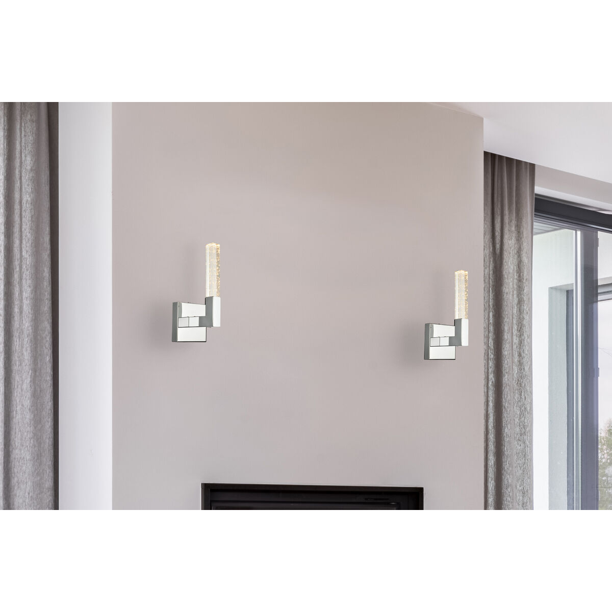 Noemi 1 Light 6 inch Chrome Wall Sconce Wall Light
