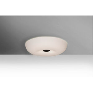 Nimbus 1 Light 10 inch Black Flush Mount Ceiling Light