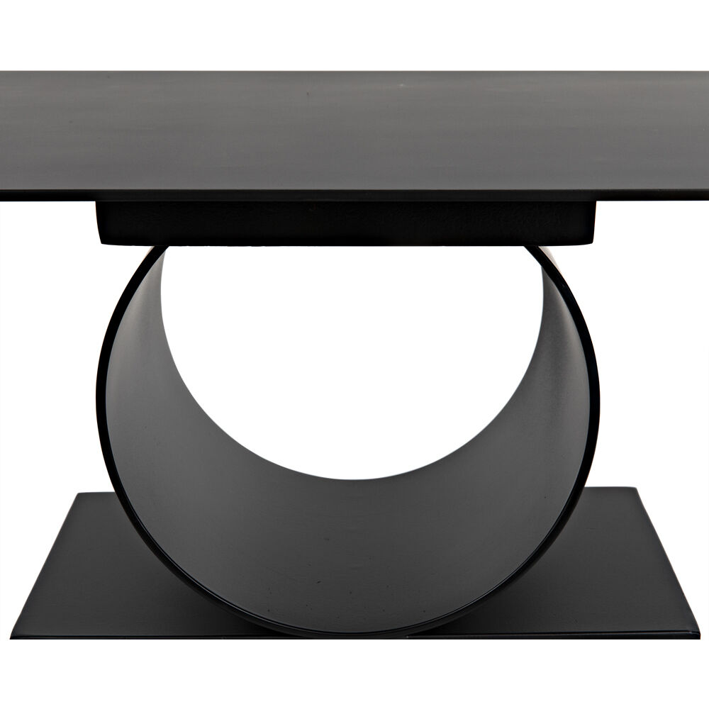 Shape 25 X 24 inch Matte Black Side Table