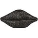 Lips Black Fiber Cement Statue