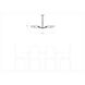 ED Ellen DeGeneres Nevel 6 Light 40 inch Aged Iron Chandelier Ceiling Light