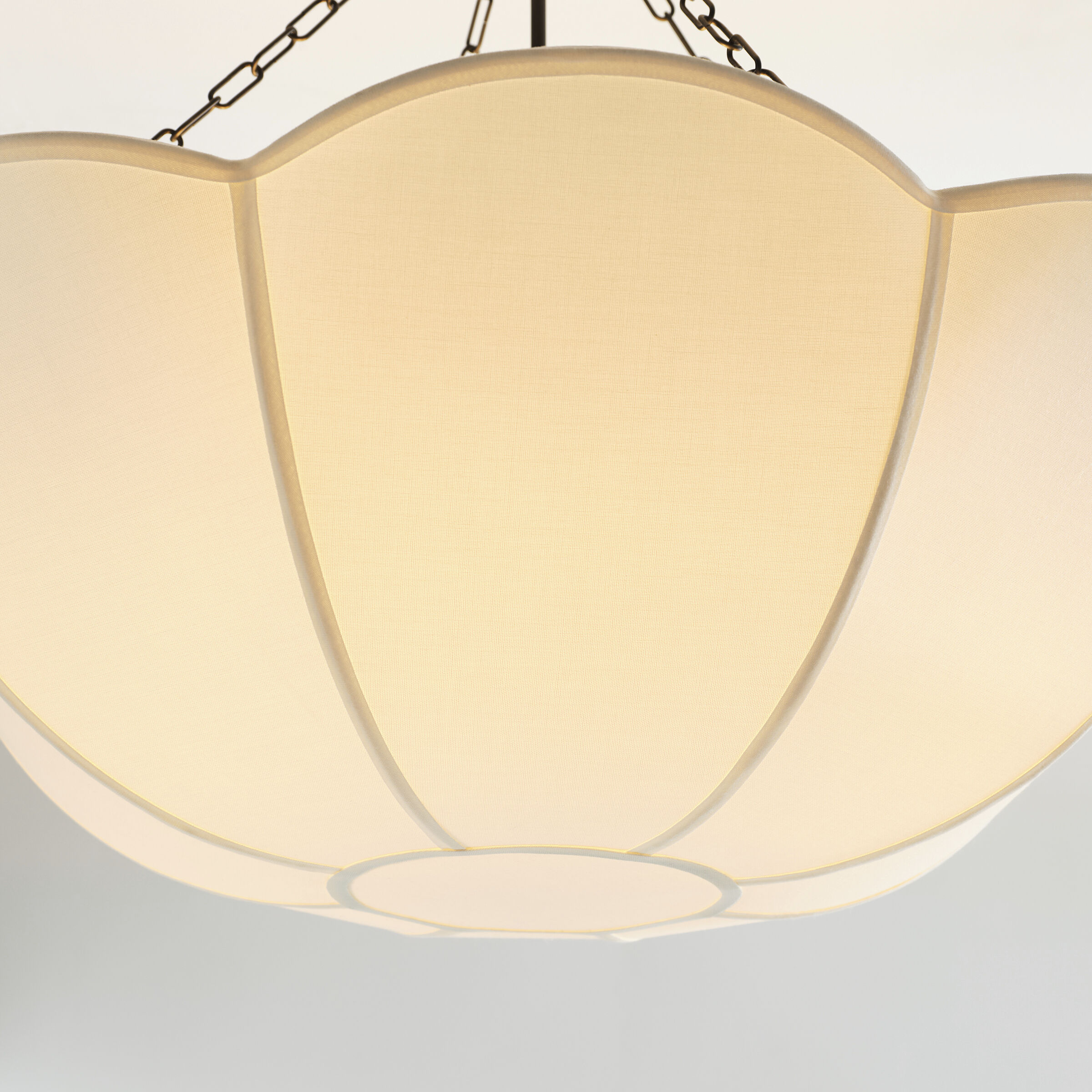 AH by Alexa Hampton Stassi 4 Light 32 inch Aged Iron Chandelier Ceiling Light