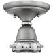 Academy LED 6.5 inch English Nickel with Polished Nickel Indoor Flush Mount Ceiling Light