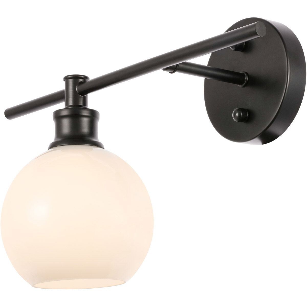 Collier 1 Light 14.7 inch Black Wall sconce Wall Light, Left
