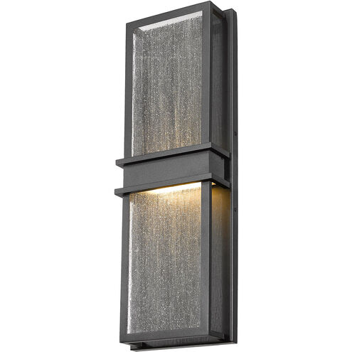 Eclipse LED 24 inch Black Outdoor Wall Light