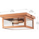 Union Square 2 Light 12.37 inch Antique Copper Flushmount Ceiling Light, Design Series