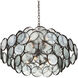 Galahad 8 Light 33.5 inch Bronze Chandelier Ceiling Light, Small