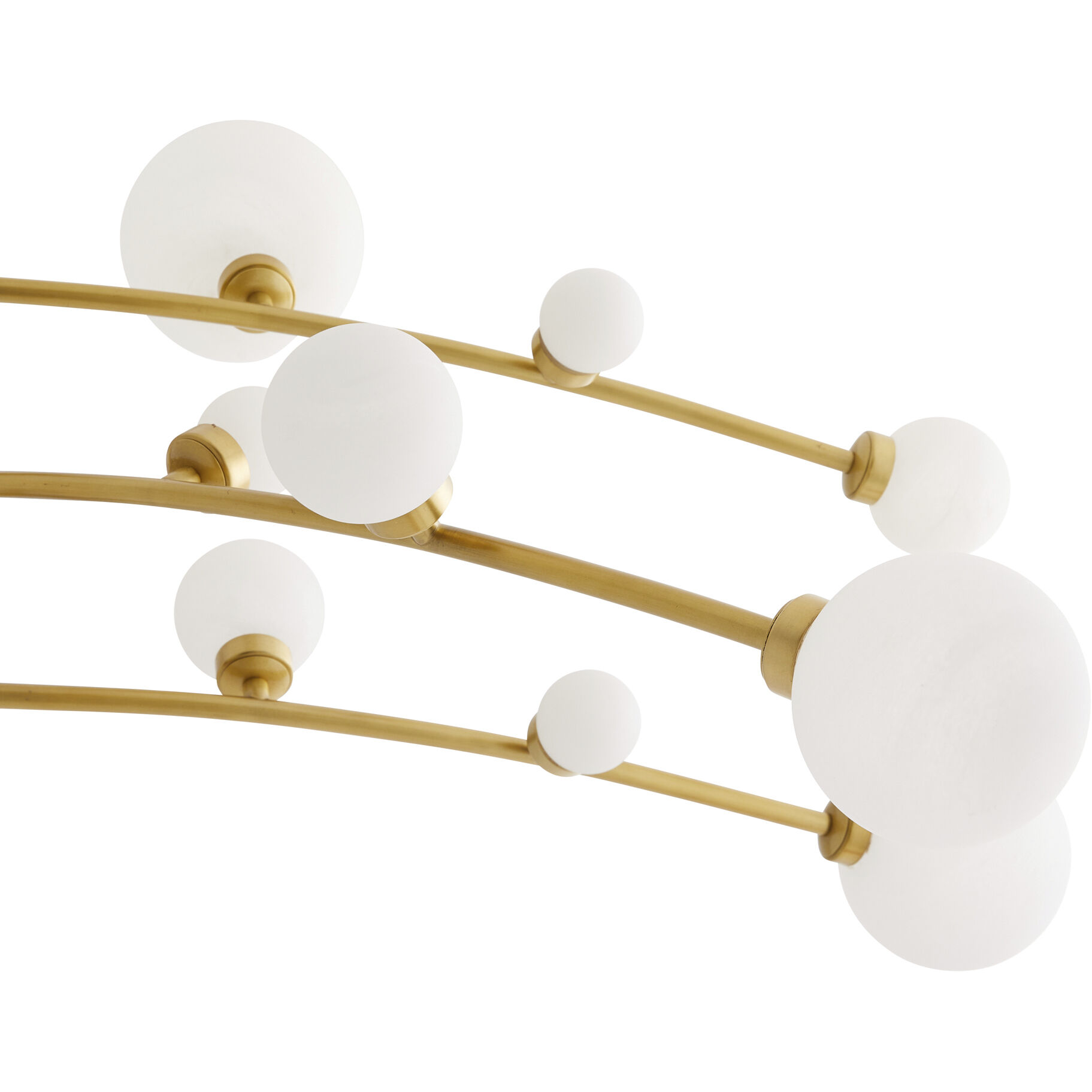 Maser 18 Light 45 inch Antique Brass Chandelier Ceiling Light