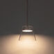Chandra LED 8 inch Brushed Nickel Mini-Pendant Ceiling Light, dweLED