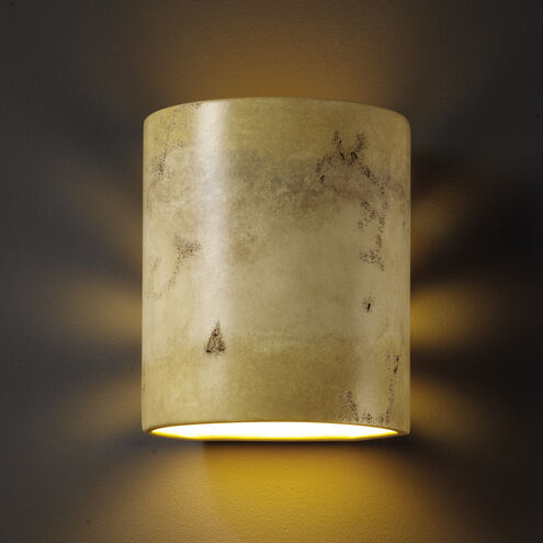 Sun Dagger 1 Light 8 inch Greco Travertine Wall Sconce Wall Light, Form+Finish+Function