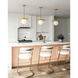 Alora Mood Plume 1 Light 13.88 inch Brushed Gold Pendant Ceiling Light