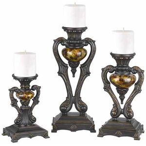 Traditional 19 X 10 inch Candle Holder