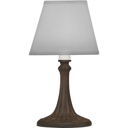 Ellie 9.5 inch Rust Candle Lamp Portable Light