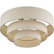 Bellingham 4 Light 21 inch Bronze Extra Large Semi-Flush Ceiling Light, Extra Large