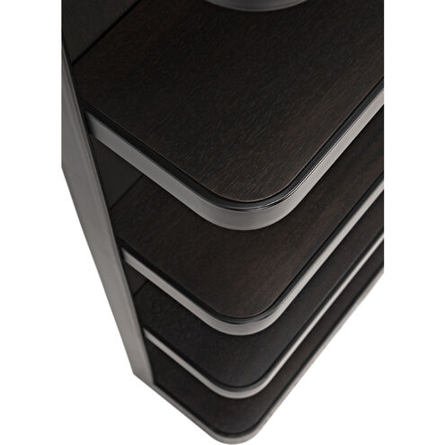 Dido Matte Black Bookcase