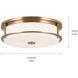 Brit LED 18 inch Champagne Bronze Flush Mount Ceiling Light