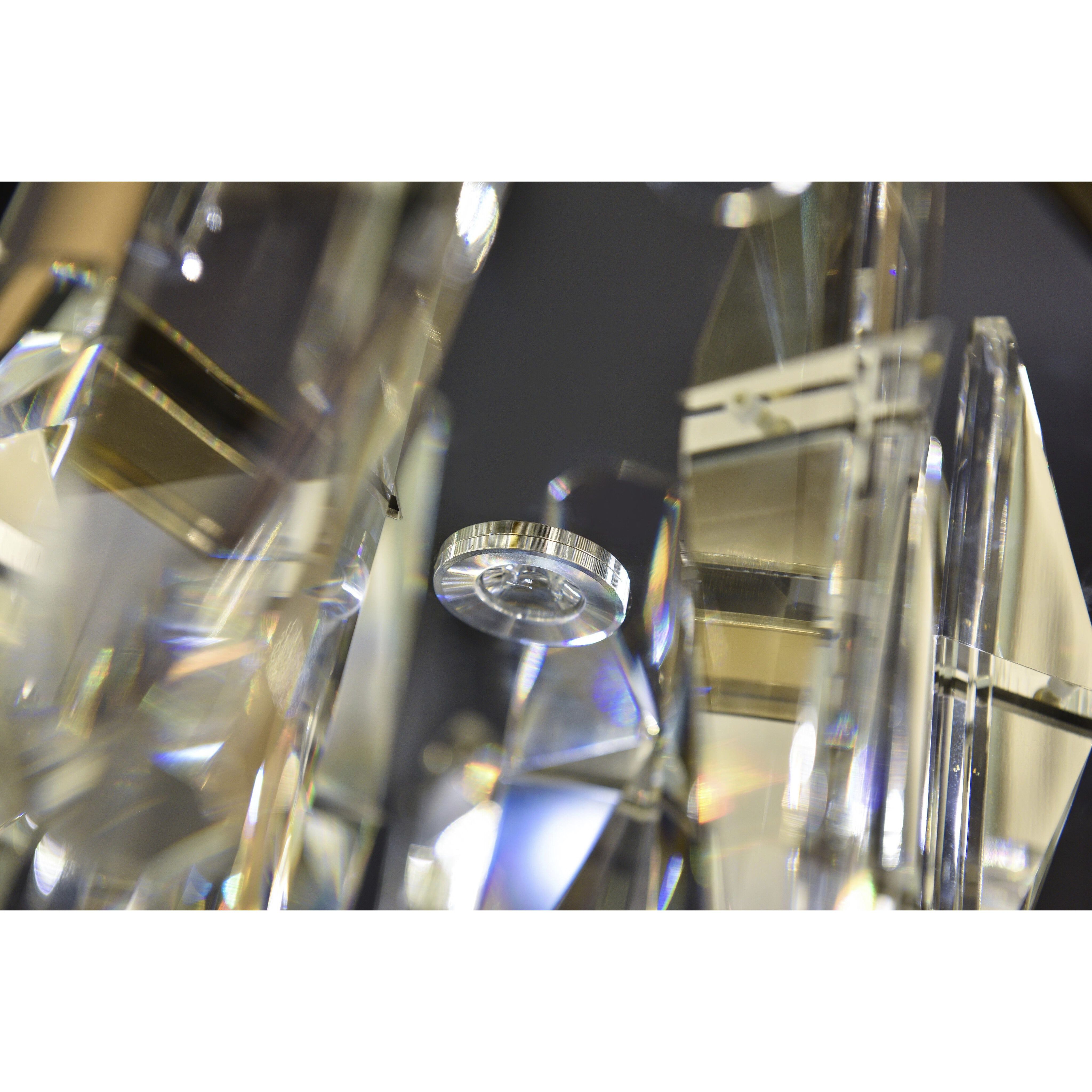 Canada LED 23.6 inch Gold Chandelier Ceiling Light