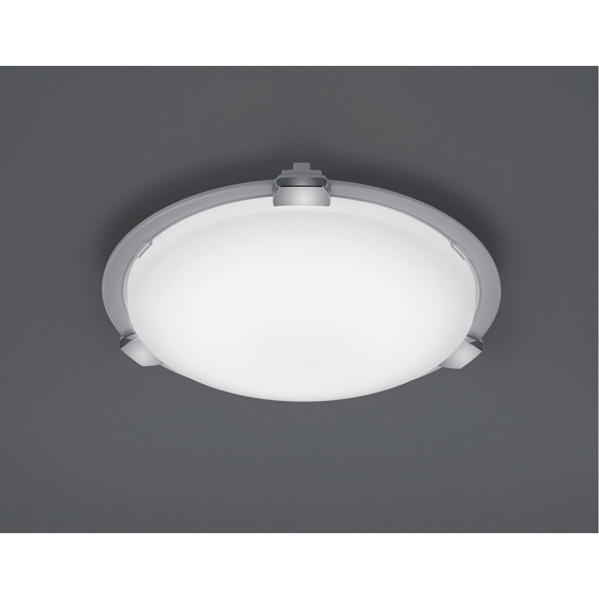 Yokohama 1 Light 16 inch White Flush Mount Ceiling Light, with Remote Control 