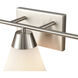 Vivica 3 Light 24 inch Brushed Nickel Vanity Light Wall Light