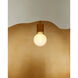 Tamago 1 Light 35.25 inch Smoky Olive/Contemporary Gold Pendant Ceiling Light, Hiroshi Koshitaka Collection