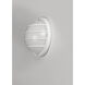 Bulwark 1 Light 10.25 inch White Outdoor Wall Mount