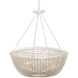 Wychwood 6 Light 32 inch Sugar White Chandelier Ceiling Light