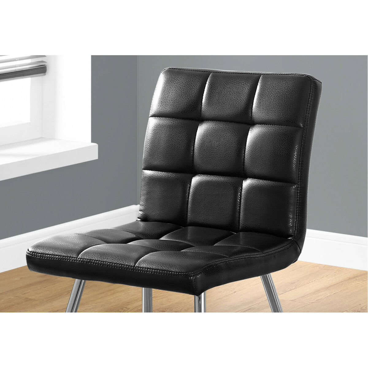 Plymouth Black Dining Chair, 2-Piece Set