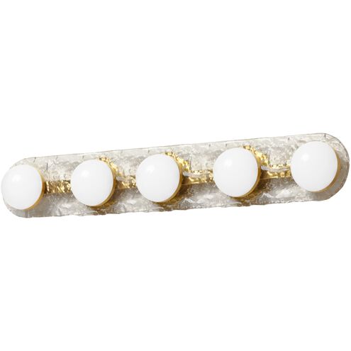 Velma LED 34.75 inch Aged Brass Vanity/Bath Bar Wall Light