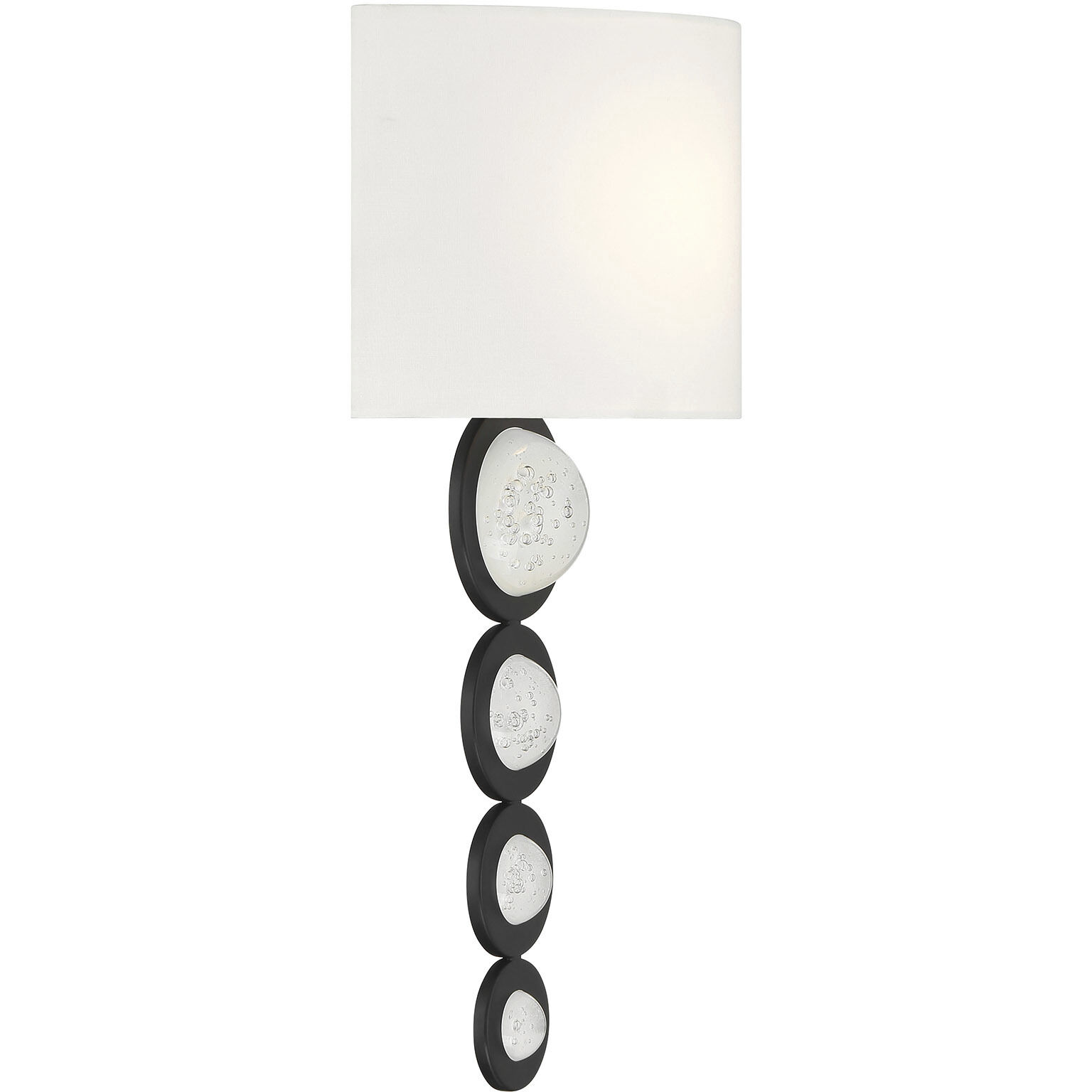 Marseille Wall Sconce Wall Light in Matte Black