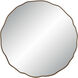 Bern 40 X 40 inch Dark Antique Brushed Brass Wall Mirror