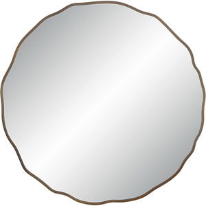 Bern 40 X 40 inch Dark Antique Brushed Brass Wall Mirror