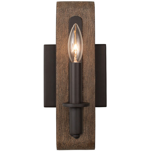 Duluth 1 Light 5 inch Satin Bronze Bath Vanity Wall Light