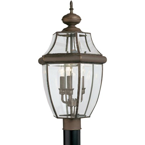 Lancaster 3-Light Outdoor Antique Bronze Post Top Lancaster 3-Light Outdoor Antique Bronze Post Top