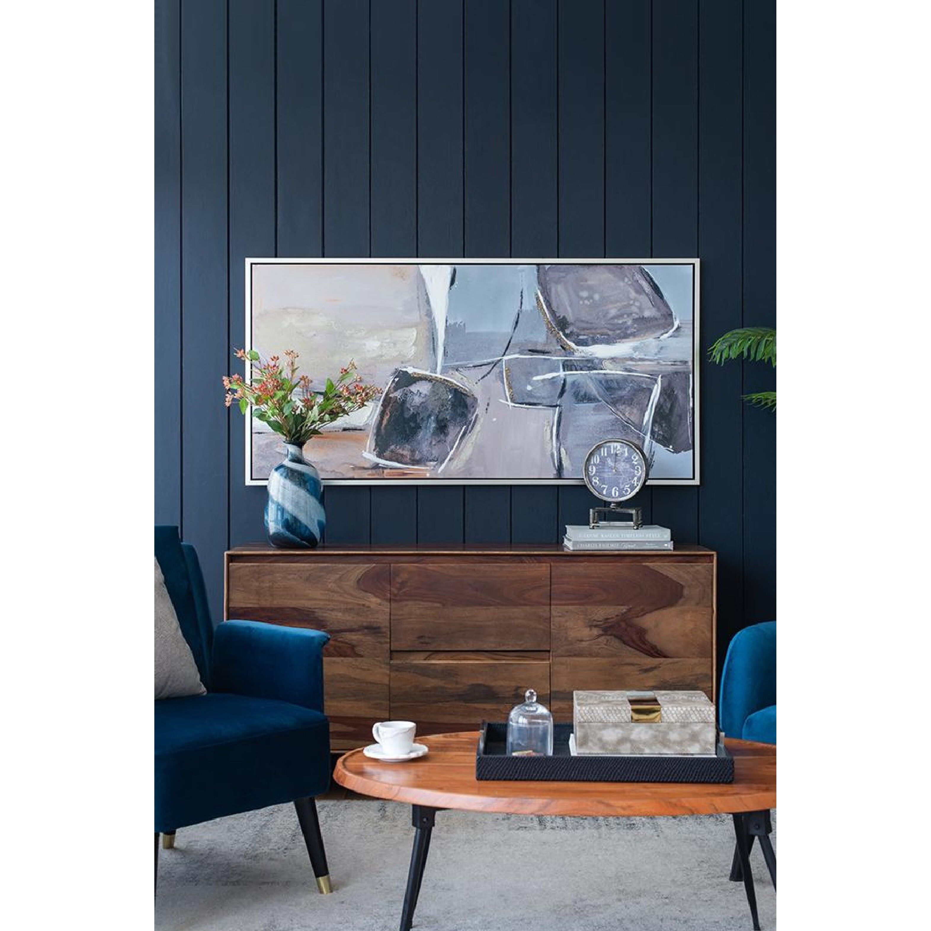 Ice Beige/Gray Wall Art