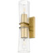 Titus 2 Light 4.5 inch Modern Gold Wall Sconce Wall Light