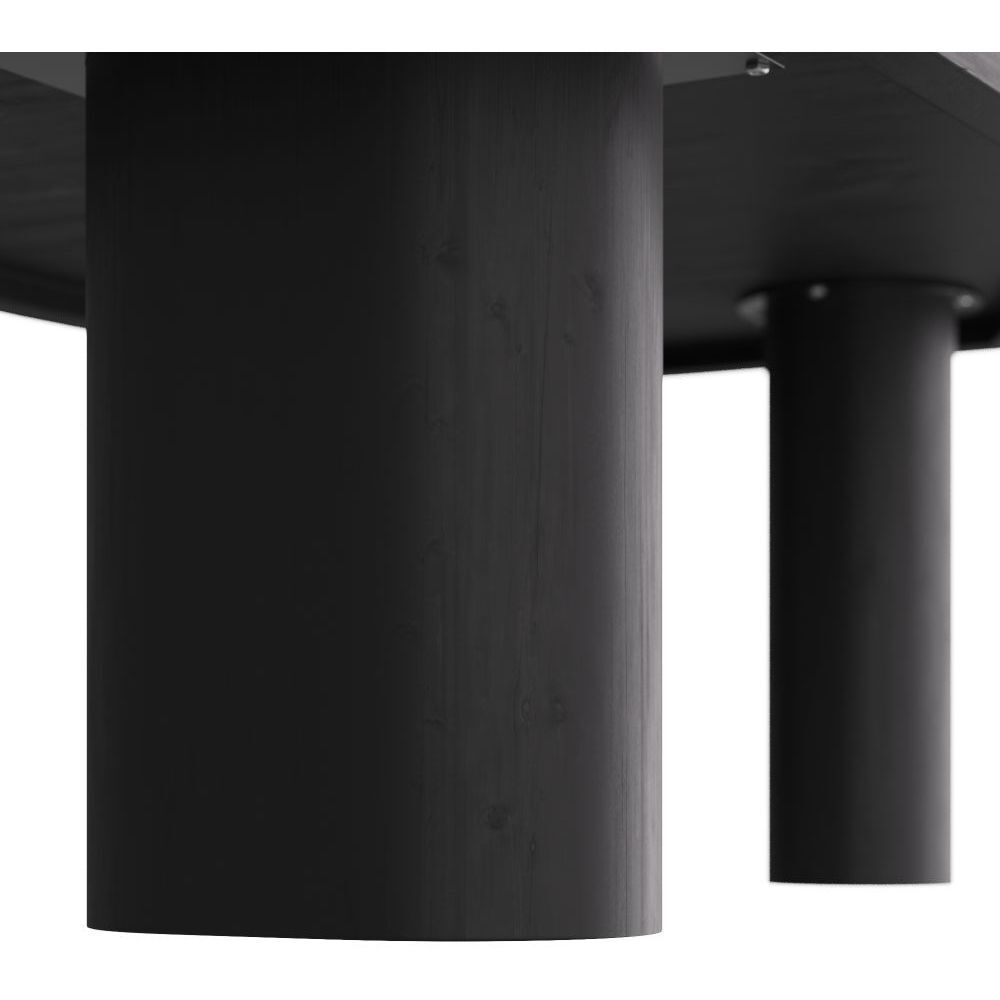 Tribal 55 X 16.5 inch Ebony Coffee Table