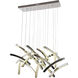Canada LED 10 inch Chrome Pendant Ceiling Light