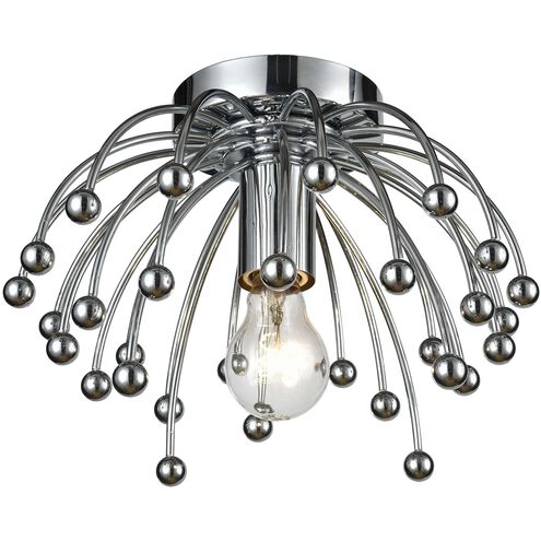 Momotombo 1 Light 12 inch Chrome Flush Mount Ceiling Light