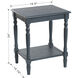 Sybil 24 X 19.5 inch Antique Navy End/Side Table