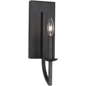 Newhall 1 Light 5 inch Black Iron Wall Sconce Wall Light