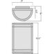 Nevis LED 10.5 inch Bronze Outdoor Wall Sconce